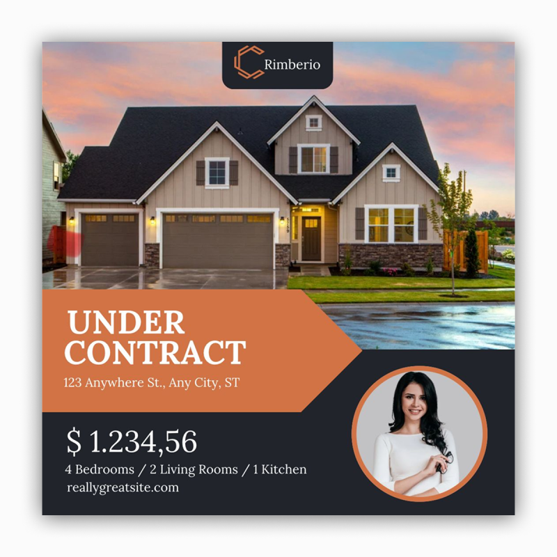 Under Contract Real Estate Flyer Template