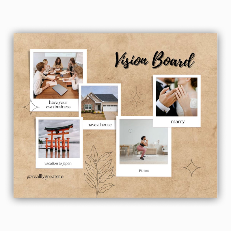 Vision Board Template