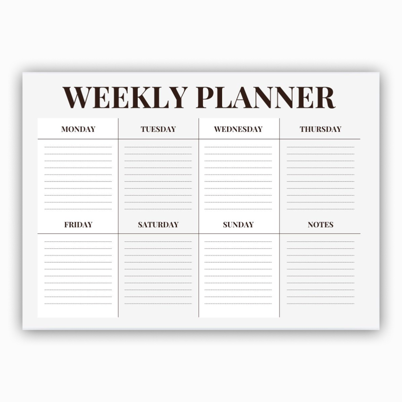 Ultimate Weekly Planner Template – Printable & Editable