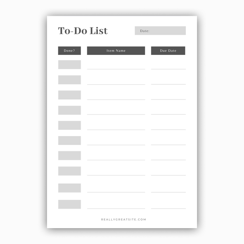 Ultimate To-Do List Template – Printable & Editable