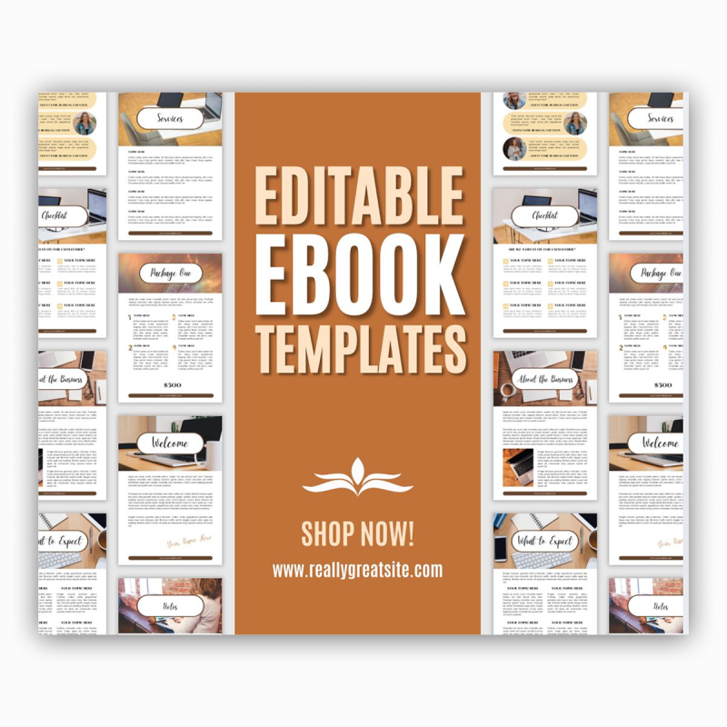 Editable eBook Templates